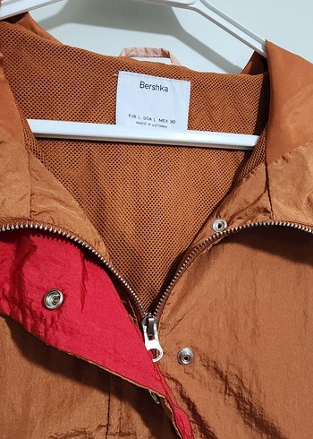 Bershka crop kesimi vintage ceket - Görsel 2