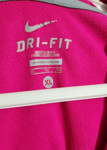Fermuarlı Pembe Nike Kadın Spor Ceket - Görsel 3
