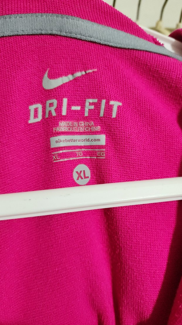 Fermuarlı Pembe Nike Kadın Spor Ceket - Görsel 3