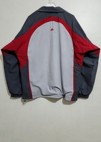 Gri Adidas Fermuarlı Erkek Spor Sweatshirt - Görsel 6
