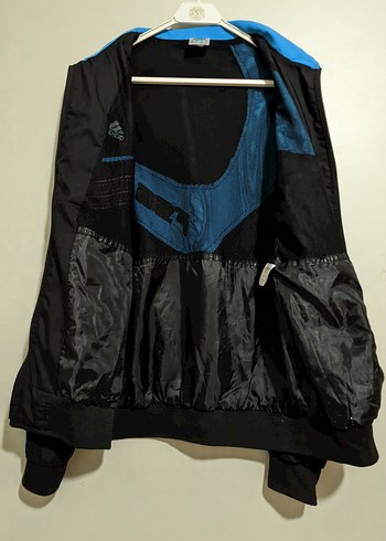 Erkek Siyah Mavi adidas vintage Ceket - Görsel 8