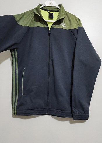 orijinal Adidas Erkek Fermuarlı ceket vintage - Görsel 3