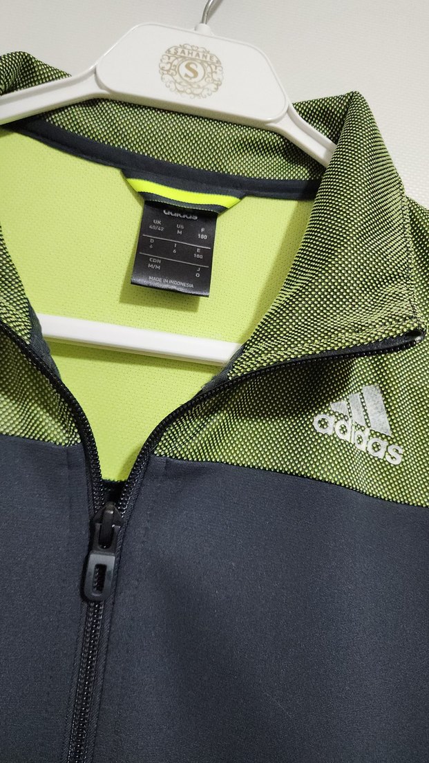 orijinal Adidas Erkek Fermuarlı ceket vintage - Görsel 2