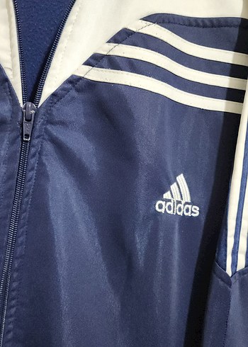 Erkek adidas vintage Lacivert Fermuarlı Spor Ceket - Görsel 3