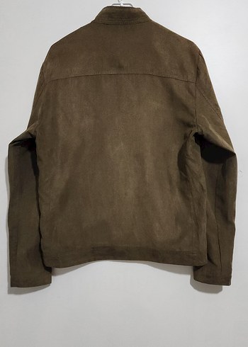 vintage Süet Fermuarlı Erkek Ceket - Görsel 4