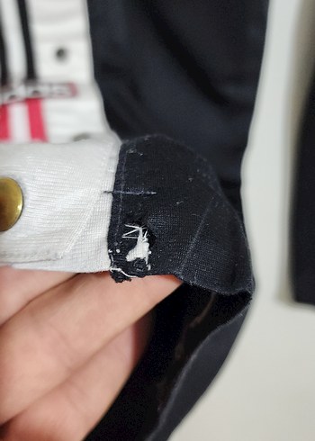 Beyaz Şeritli Siyah Regular Fit Erkek Eşofman Altı - Görsel 7