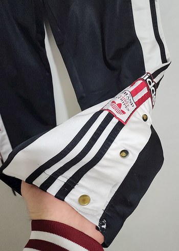 Beyaz Şeritli Siyah Regular Fit Erkek Eşofman Altı - Görsel 5