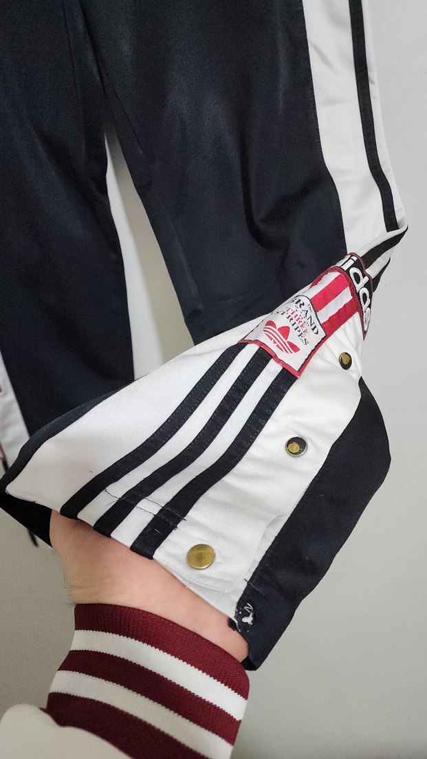 Beyaz Şeritli Siyah Regular Fit Erkek Eşofman Altı - Görsel 5