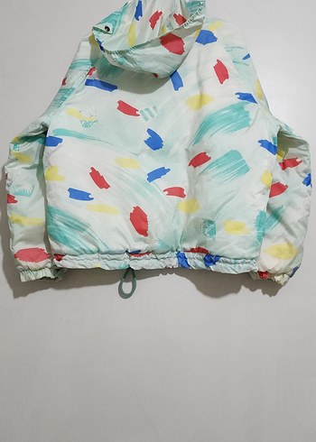 Renkli unisex oversize vintage Mont - Görsel 6