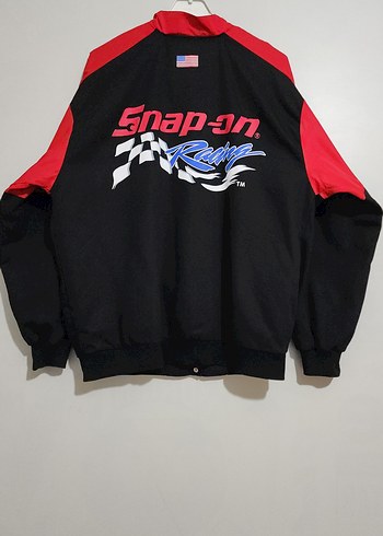 unisex vintage bomber ceket - Görsel 6