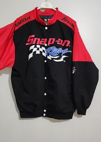 unisex vintage bomber ceket - Görsel 4