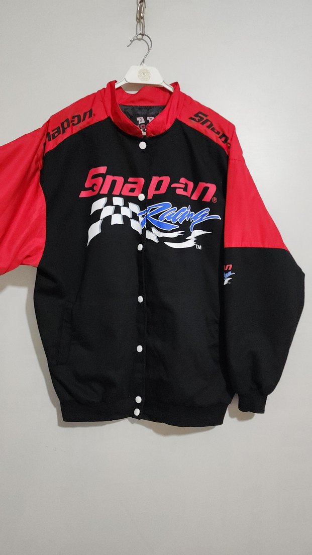 unisex vintage bomber ceket - Görsel 4