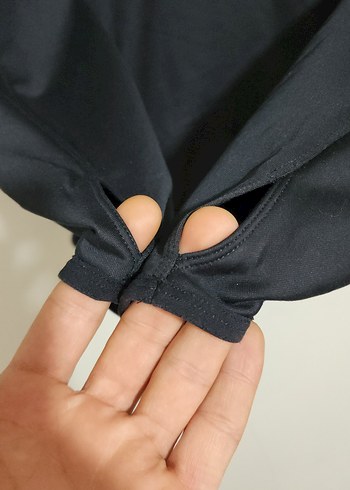 orijinal Nike Siyah Fermuarlı ceket - Görsel 8