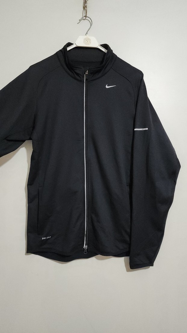 orijinal Nike Siyah Fermuarlı ceket - Görsel 3
