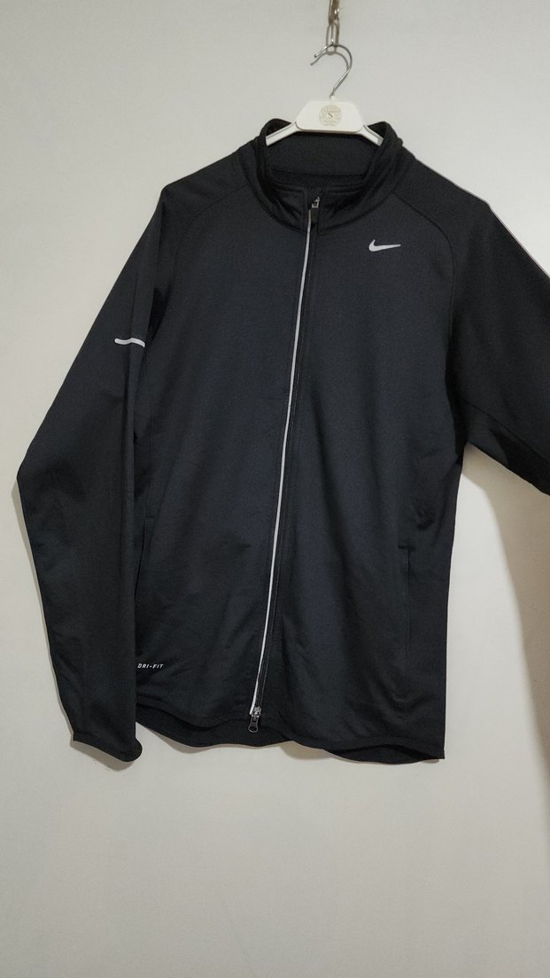 orijinal Nike Siyah Fermuarlı ceket - Görsel 4
