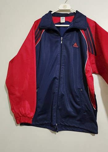 90s adidas oversize vintage ceket - Görsel 6