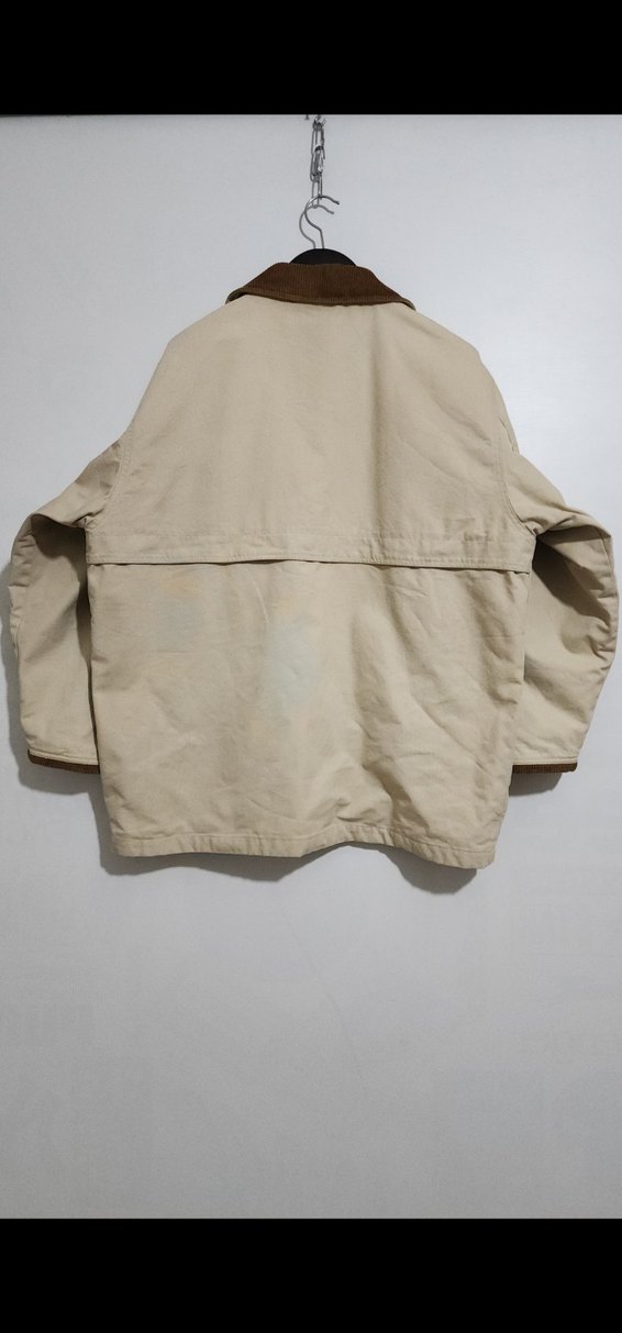 vintage avcı mont pamuk astarlı ceket - Görsel 4
