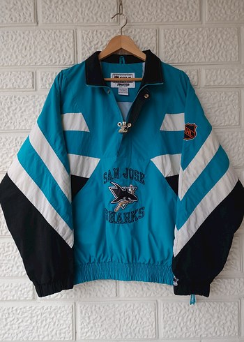 American Vintage Starter San Jose Sharks Retro Unisex Oversize Vintage Ceket