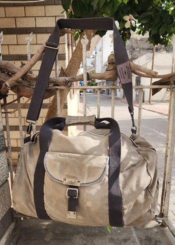 Dockers Vintage Buyuk Kanvas Seyahat Cantasi