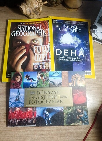 National Geographic iki dergi birden