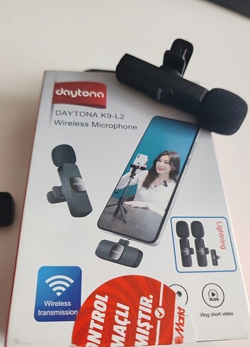 2li kablosuz yaka mikrofonu 