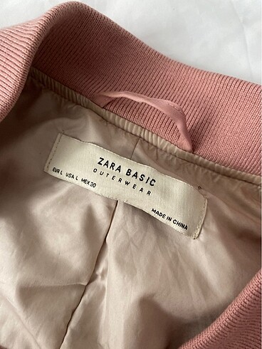 l Beden Zara basic Bomber ceket