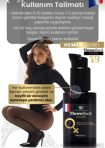 ThrowBack Kadın U.yaricı Ve i.stek Arttiric Premium Kalite Jel - Görsel 2