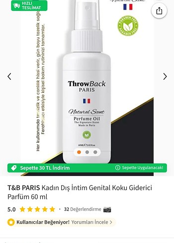 ThrowBack Paris Kadın Parfüm Yağı 60 ml - Görsel 3
