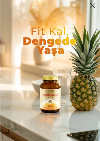 Harmana Bromelain 500 mg 30 Kapsül - Görsel 3