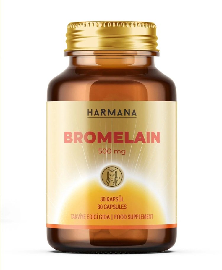 Harmana Bromelain 500 mg 30 Kapsül - Görsel 4