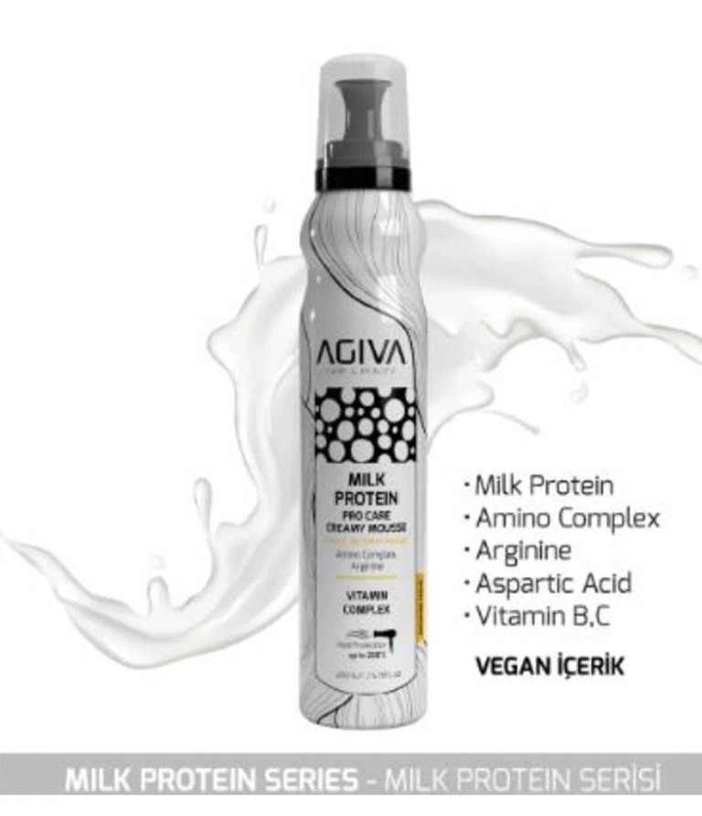 Agiva Milk Protein Krem Köpük 200 ml - Görsel 2