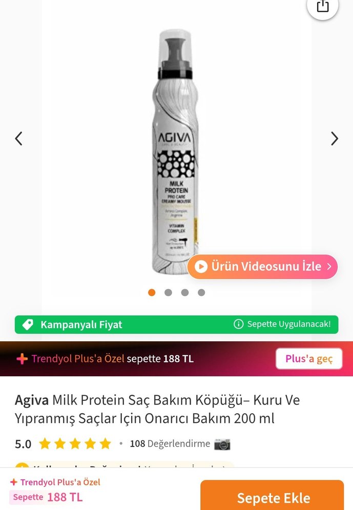 Agiva Milk Protein Krem Köpük 200 ml - Görsel 4