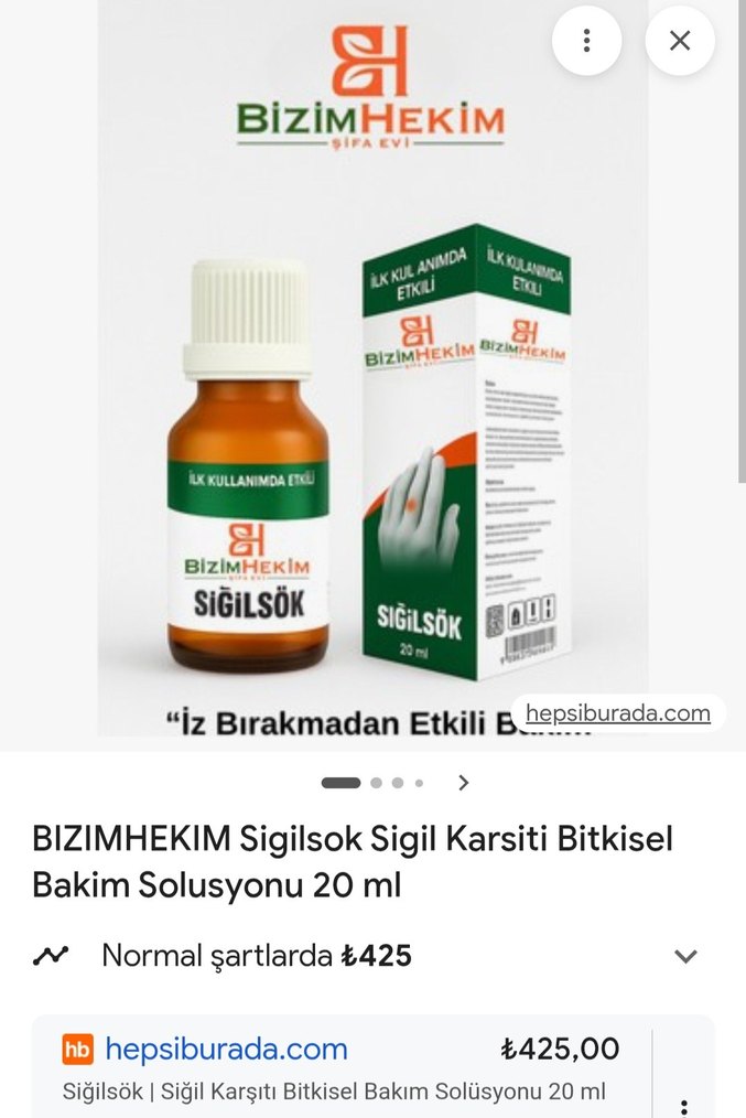 Bizimhekim Siğilsök | Siğil Karsıtı Bitkisel Bakım Solüsyonu - Görsel 5