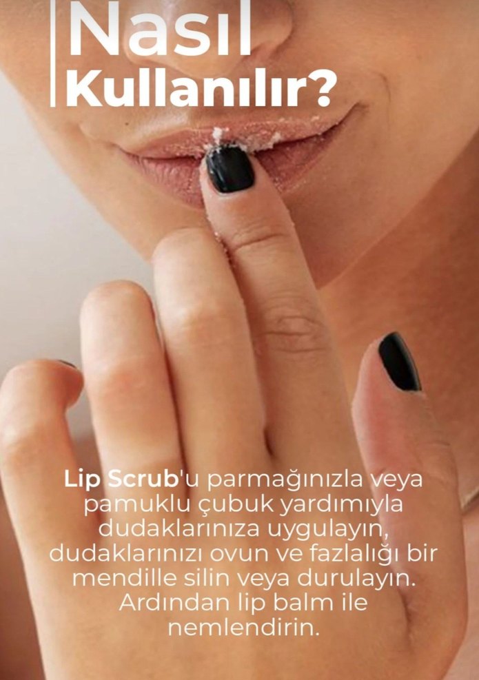 Dudak Peelingi Greyfurt Aromalı Pürüzsüz  Işiltılı Dudak Peeling - Görsel 2