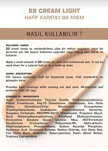 VANG BB Cream Light Beige SPF 30+ - Görsel 4