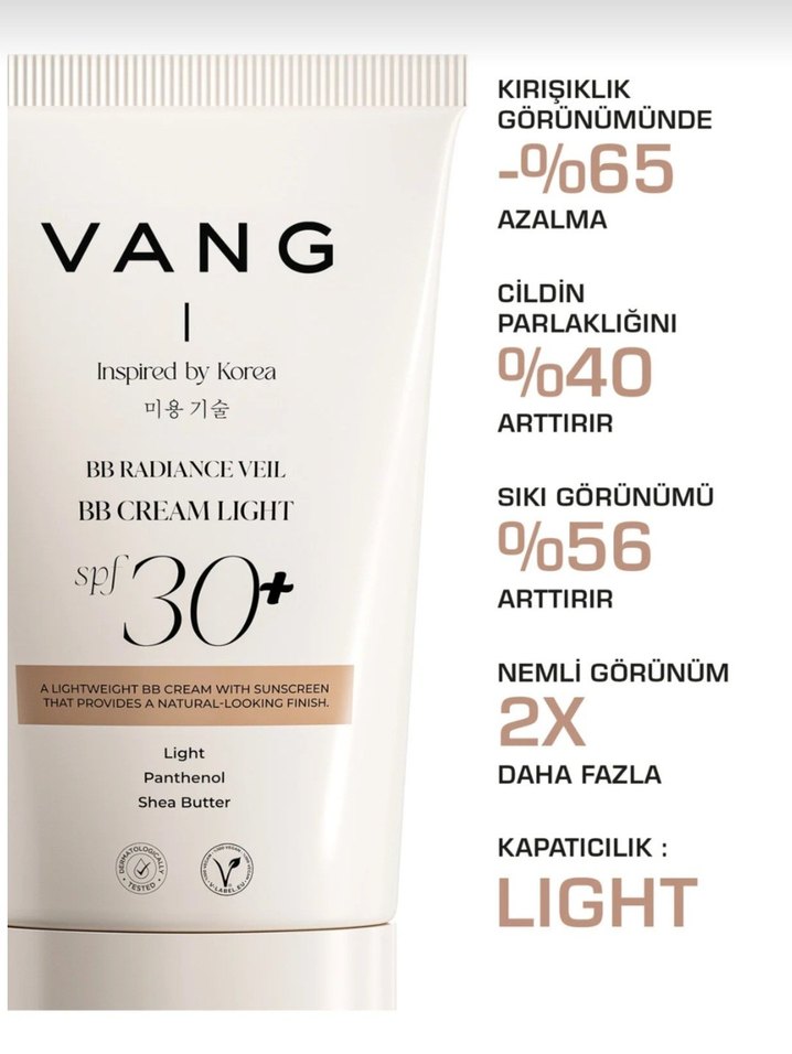VANG BB Cream Light Beige SPF 30+ - Görsel 2