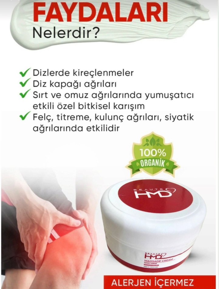 Arnica ve Kekik Yağlı Masaj Kremi 100ml - Görsel 3