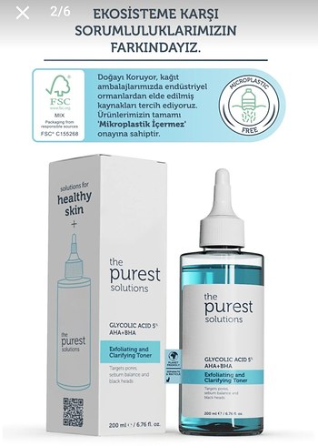 %5 Glikolik Asitli Eksfoliye Edici Toner - Görsel 7