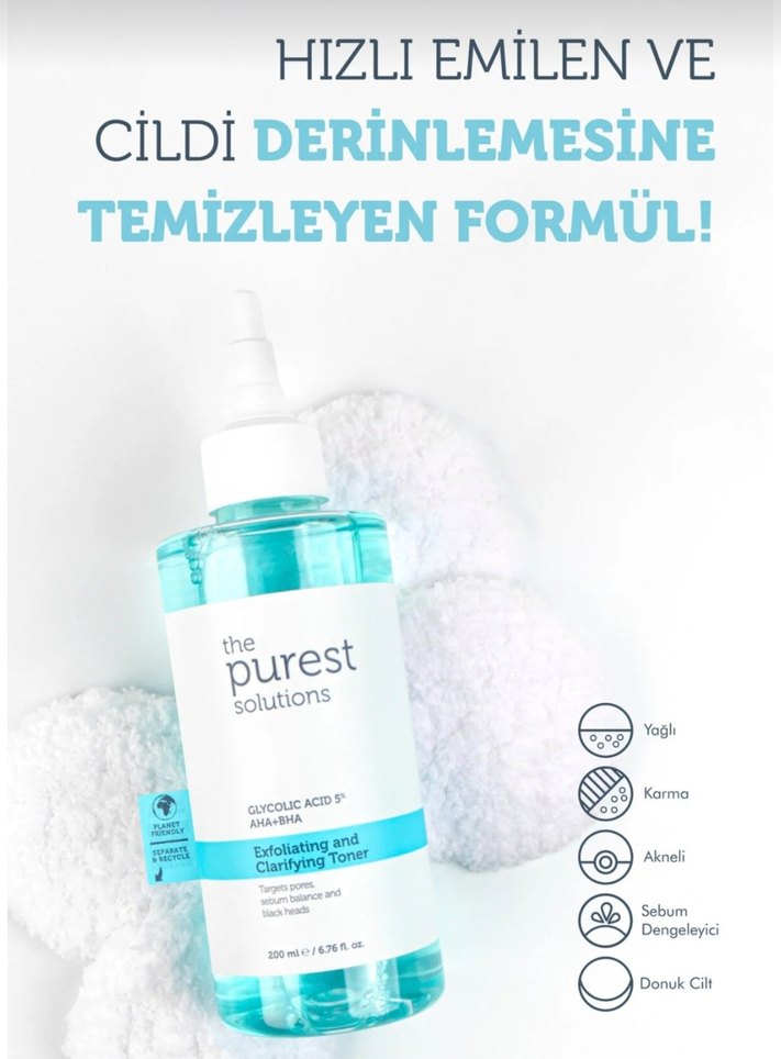 %5 Glikolik Asitli Eksfoliye Edici Toner - Görsel 2