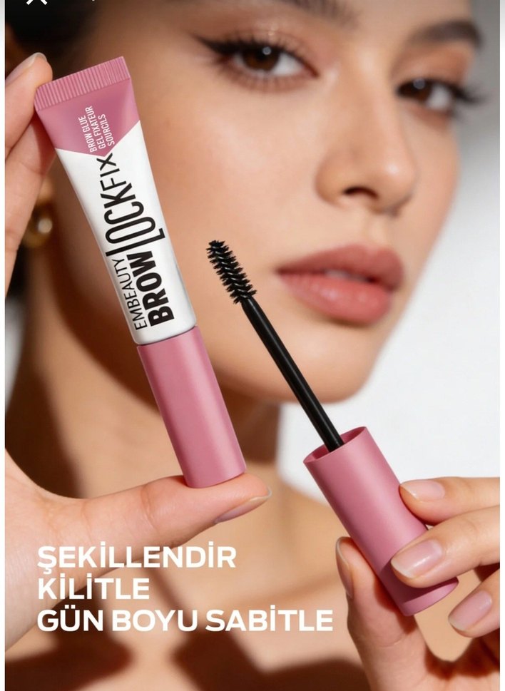 Pastel Pembe Maskara - Görsel 3