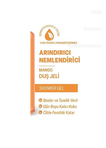 Doğal Mango Kokulu Duş Jeli 400 ml - Görsel 5