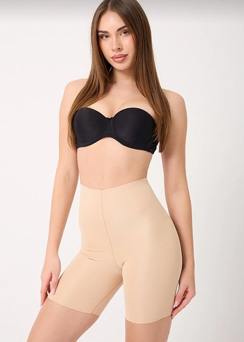 Bej Minimalist Mini Kadın İçlik korse - Görsel 2