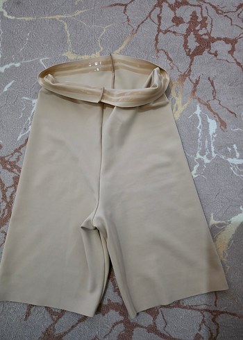 Bej Minimalist Mini Kadın İçlik korse - Görsel 9