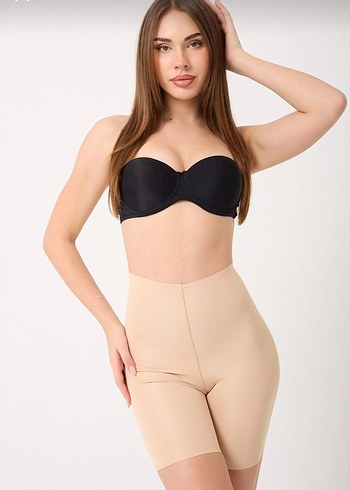 Bej Minimalist Mini Kadın İçlik korse - Görsel 3