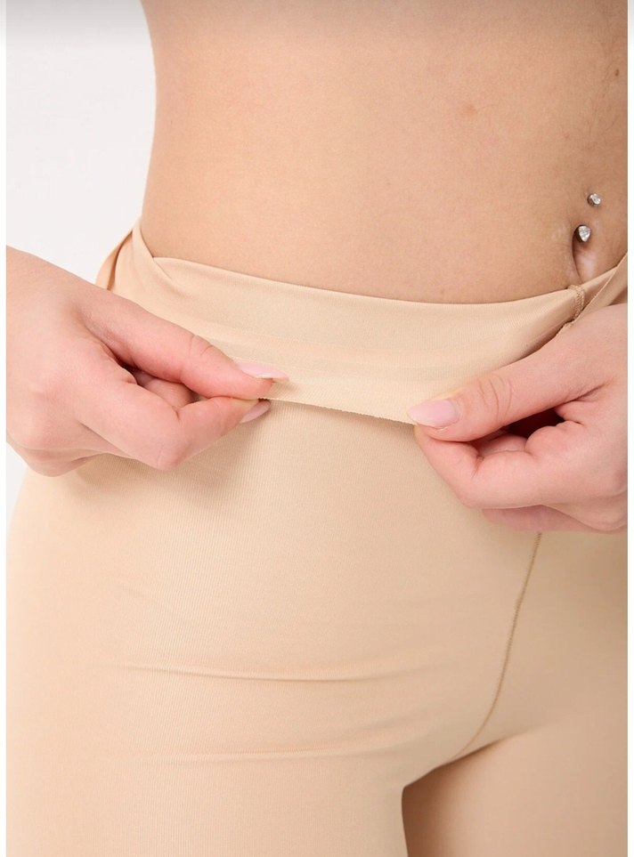 Bej Minimalist Mini Kadın İçlik korse - Görsel 4