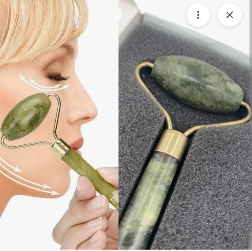 Yeşim Taşlı Yüz Masaj Aleti - Görsel 3