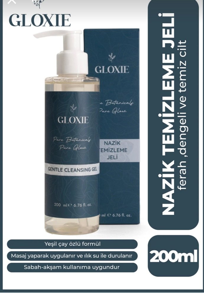 Gloxie Yesil Çay Özlü Nazik Yüz Temizleme Jeli Arındıran Dengele - Görsel 4