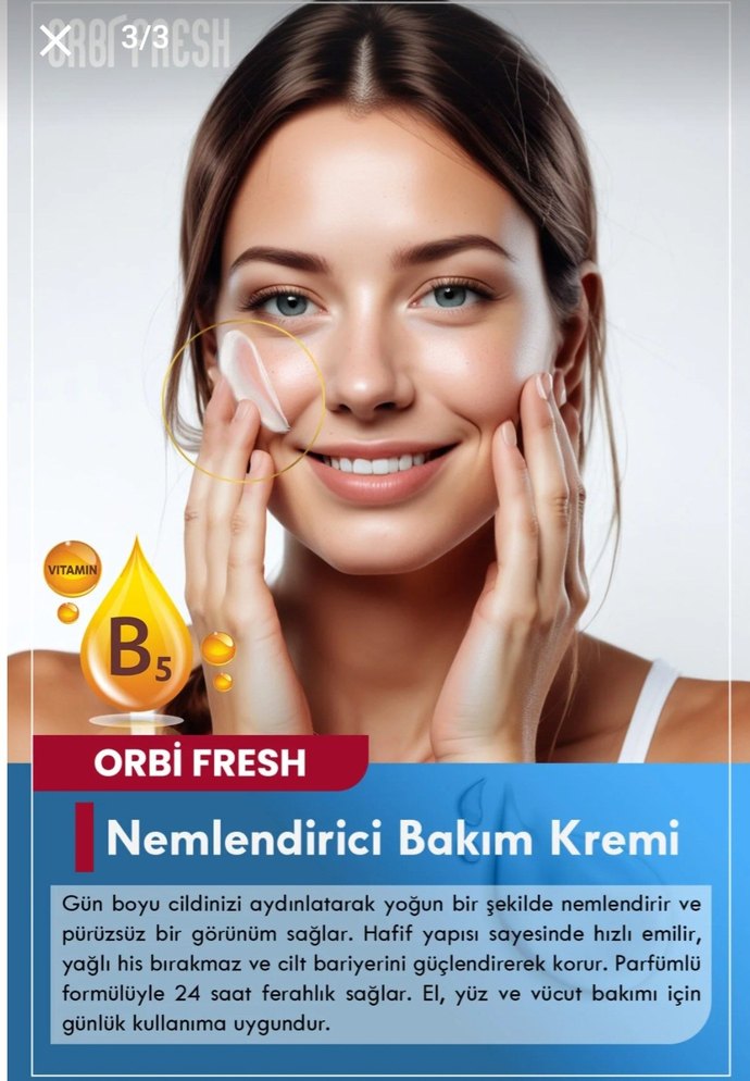 Orbfresh Nemlendirici El, Yüz ve Vücut Kremi - Görsel 2