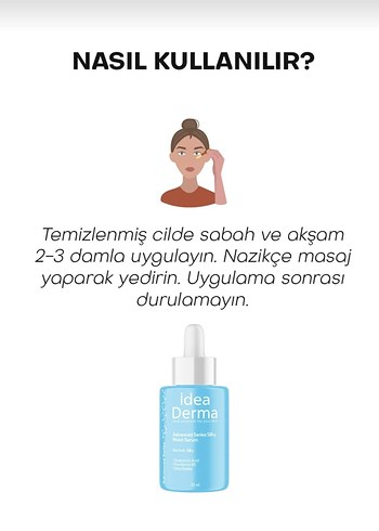 Idea Derma Nemlendirici Cilt Bakım Serumu - Görsel 2