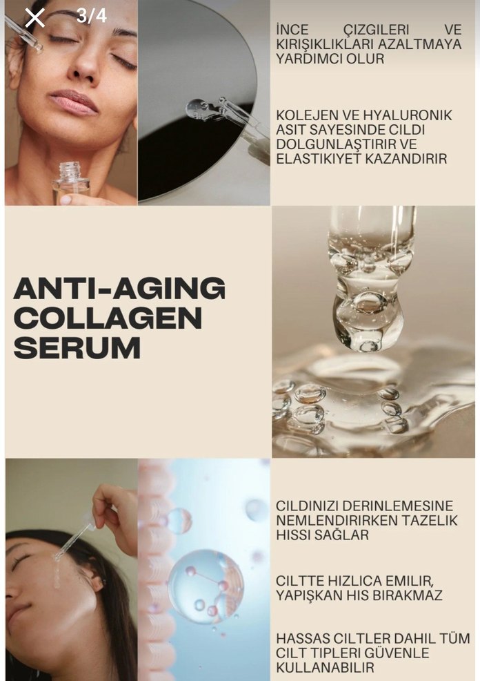 Yaşlanma Karşıtı Kolajen Serum - Görsel 2